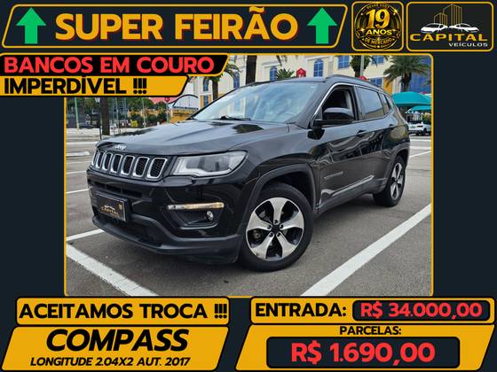 JEEP COMPASS 2.0 16V FLEX LONGITUDE AUTOMÁTICO